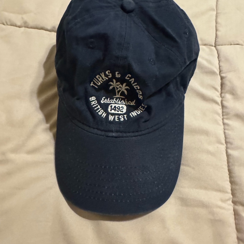 Ouray sportswear Turks and Caicos navy blue adjustable baseball cap hat